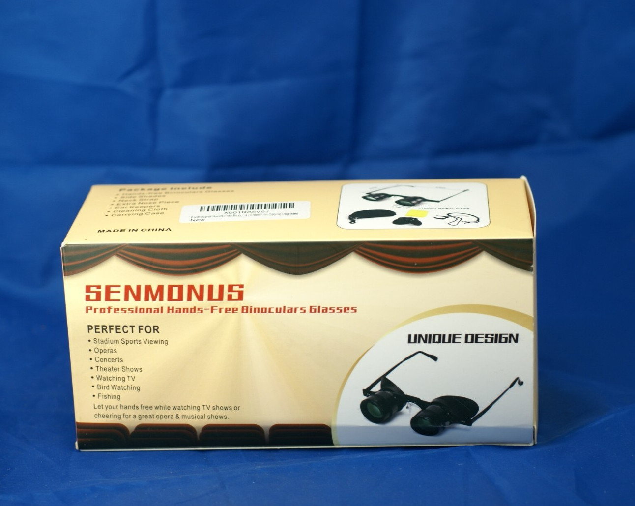 Senmonus Professional Hands-Free Binocular Glasses New Open Box