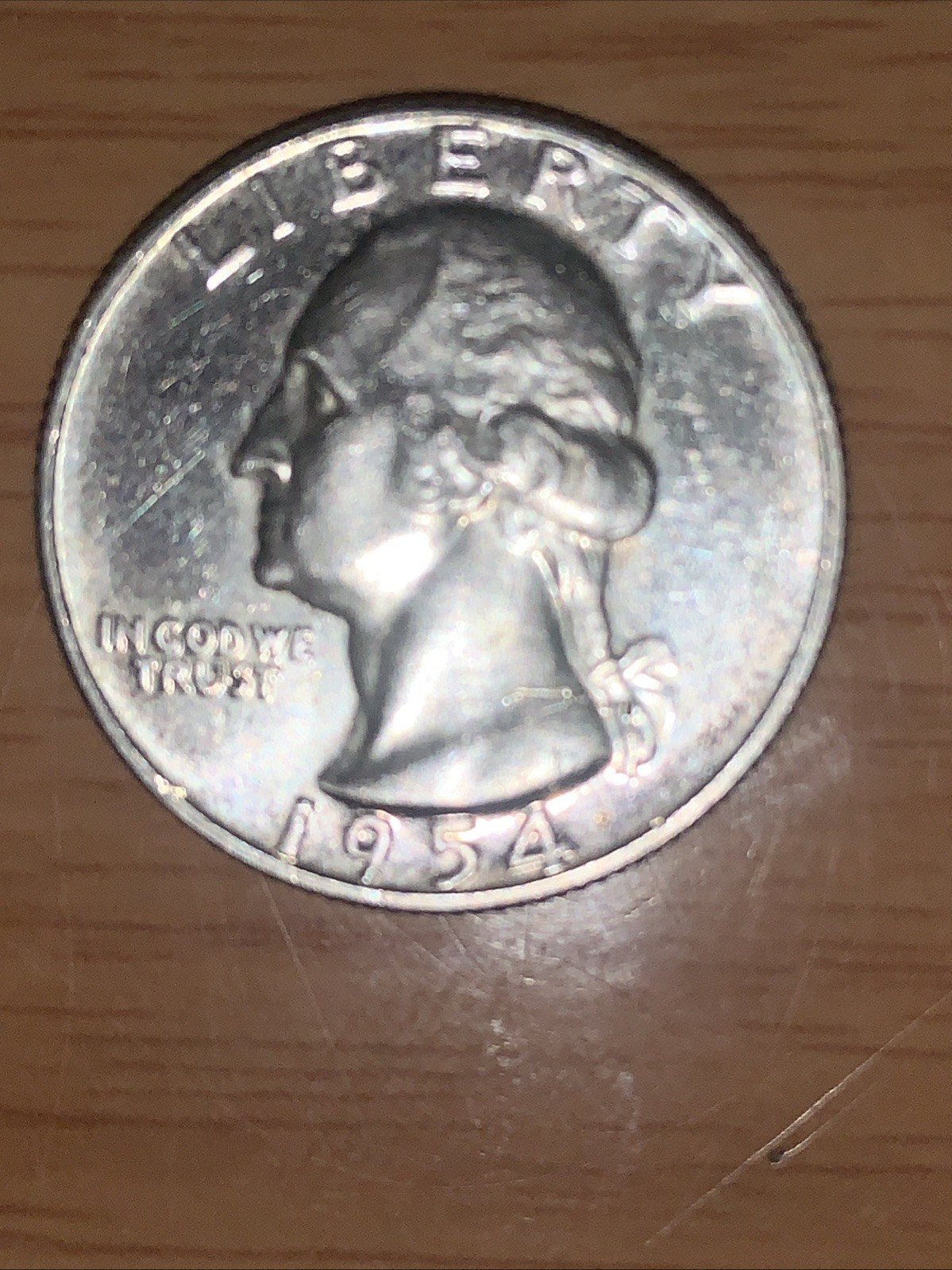 1954 Philadelphia Mint Silver Washington Quarter