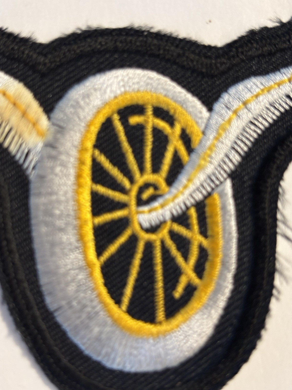 Department Motorcycle Traffic Wings & Wheel Patch