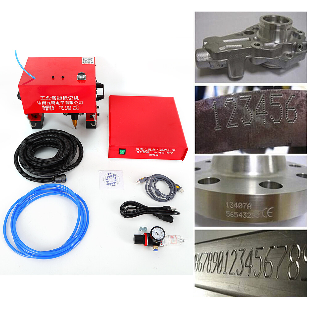 Portable Pneumatic Metal / Dot Peen Mark Engraving Machine for VIN Code Number