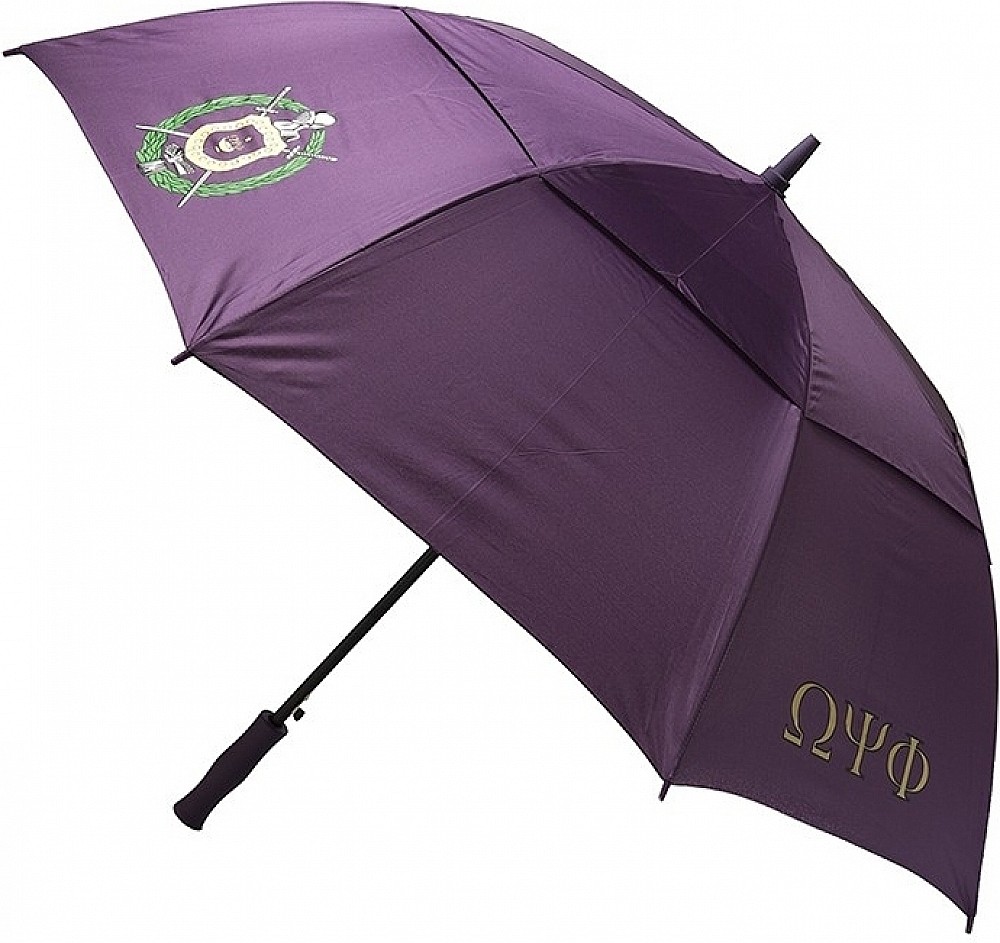 Omega Psi Phi Large Classic Umbrella [Purple - 27"]