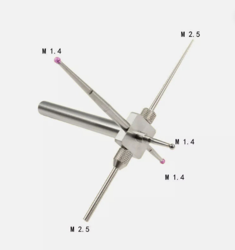6mm Shank Height Gauge Probe Extension Holder With 5 Contact Point 00760096