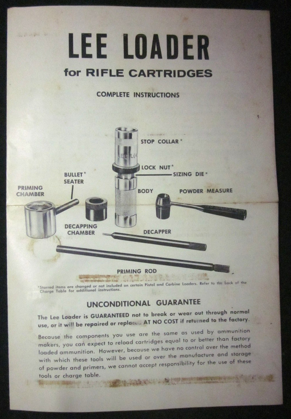 Lee Classic Loader for .30-06 With Instructions
