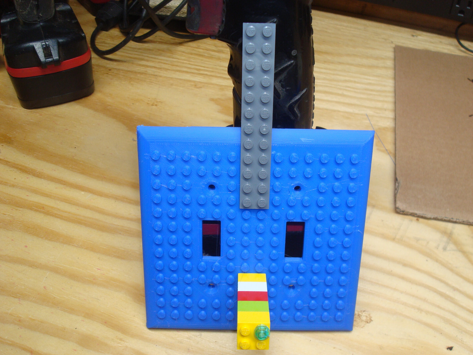 Light Switch Cover,Works COMPATIBLE with LEGO bricks, Wall Plate,toggle & rocker