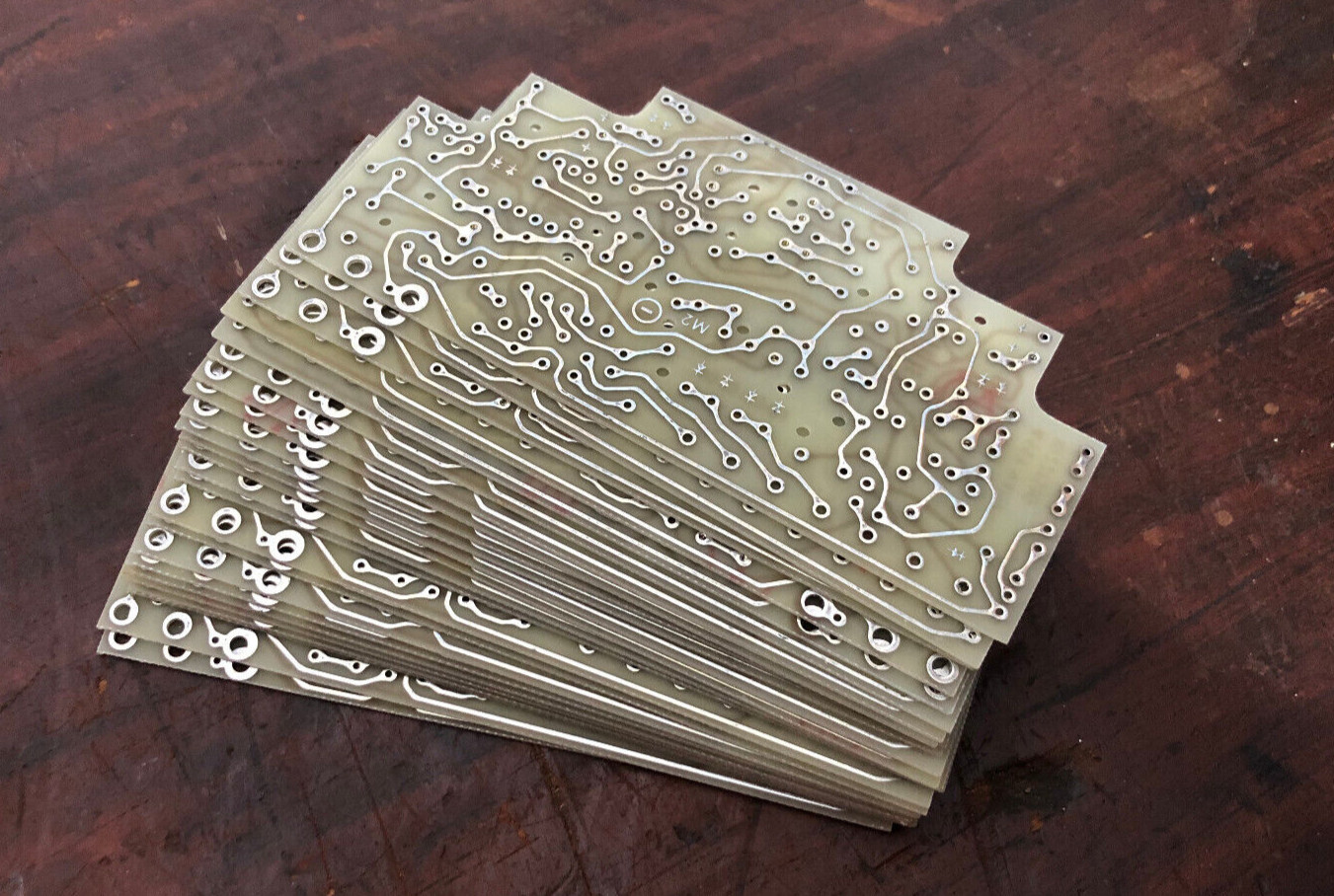 Vintage Lot of 24 Blank Circuit Boards  Crafts, Jewelry 4.25" x 2.18"  #17