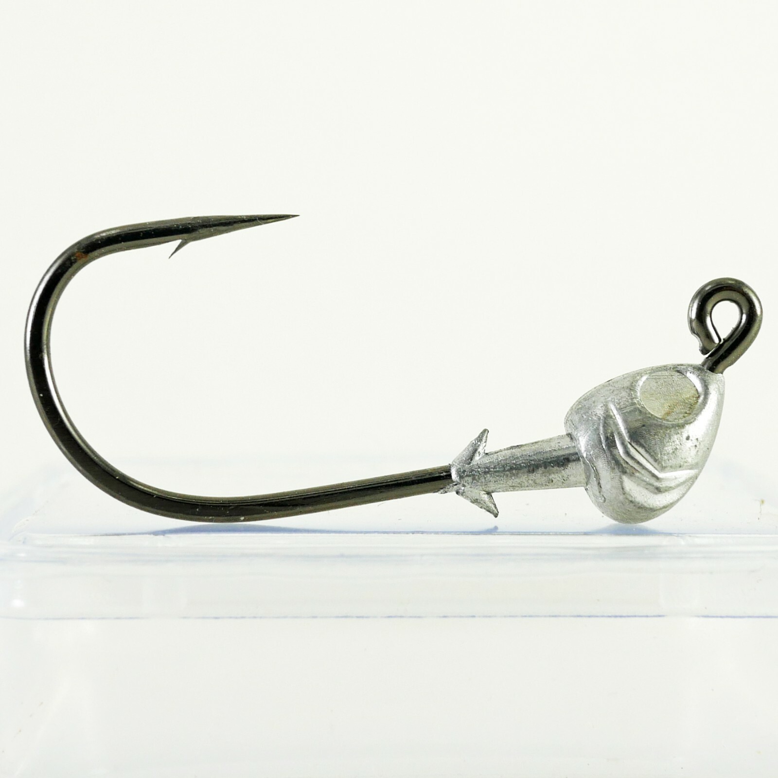 FISH HEAD JIGHEAD - 1/4 oz - Heavy Duty Wide Gap 3/0 Hook - 5, 10 or 25 pk