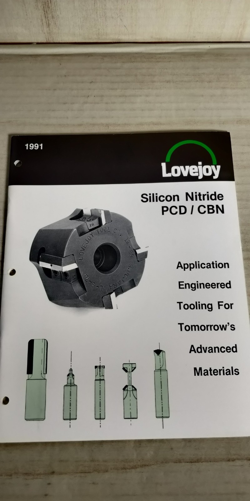 1991 ~ LOVEJOY precision tools catalog Silicon Nitride PCD / CBN C1