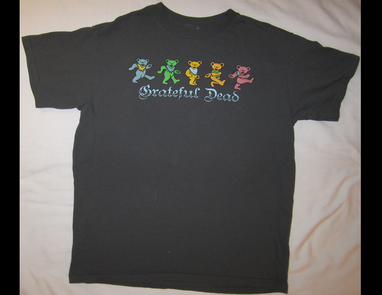 GRATEFUL DEAD Size Medium Gray T-Shirt