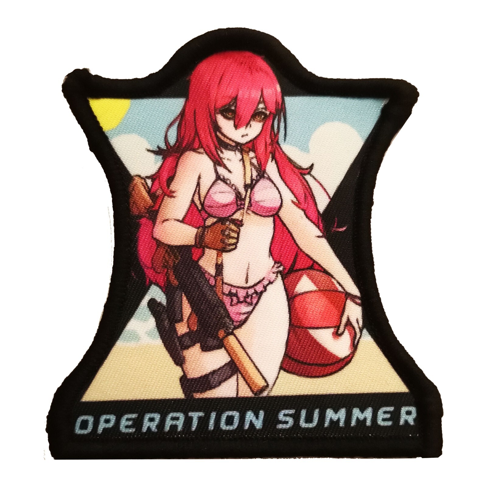 Riona - 'Operation Summer' Hook + Loop Morale Anime Weeb Airsoft Waifu War Patch