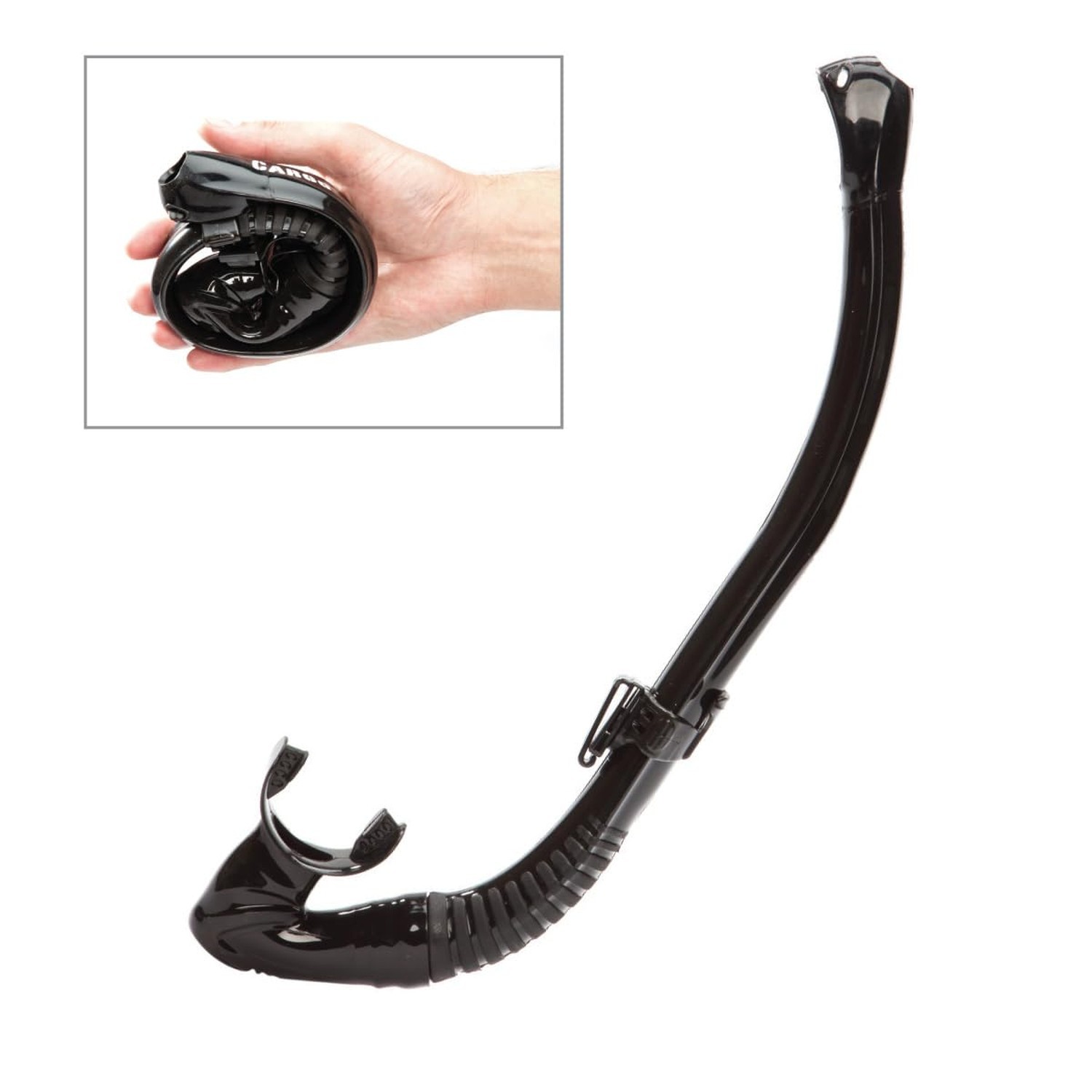 XS Scuba Cargo Snorkels Black Silicone
