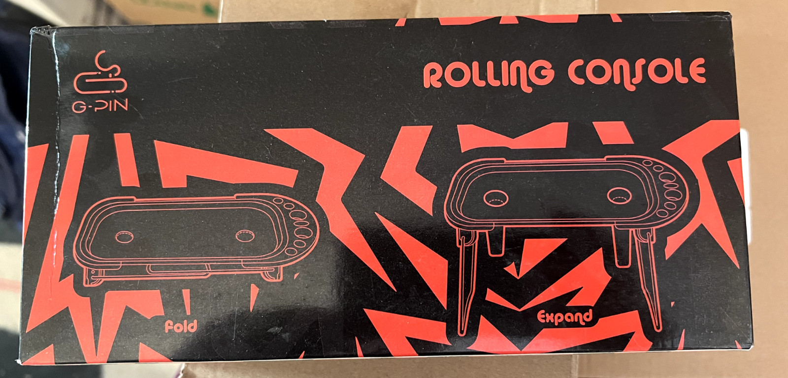 ROLLING CONSOLE TRAY KIT – 4.5" x 9" PERFECT GIFT= – ONLY $19.99 + FREE SHIPPING