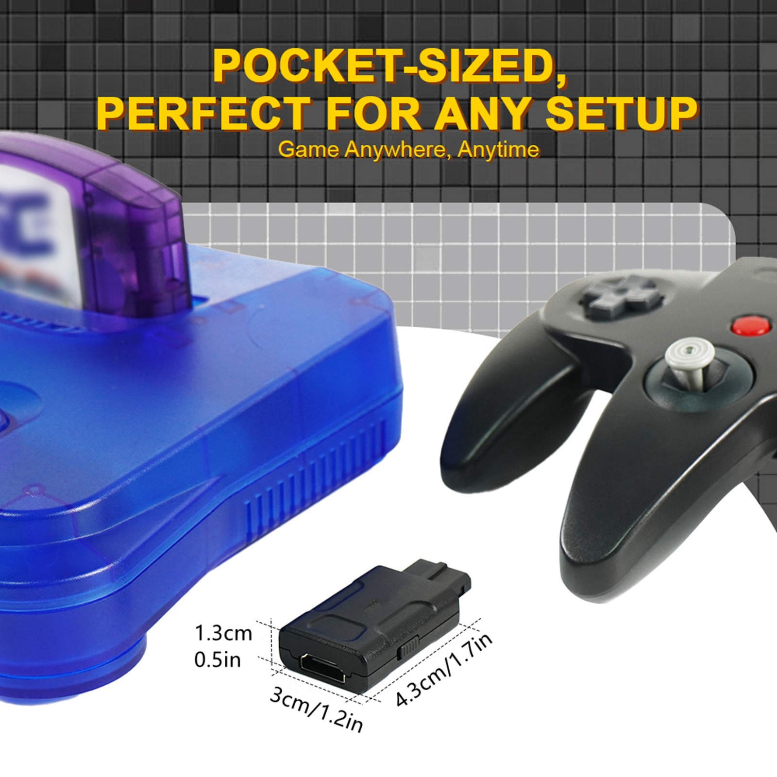 HDMI Adapter Converter for N64 GameCube Supports PAL NTSC Automatic Detection