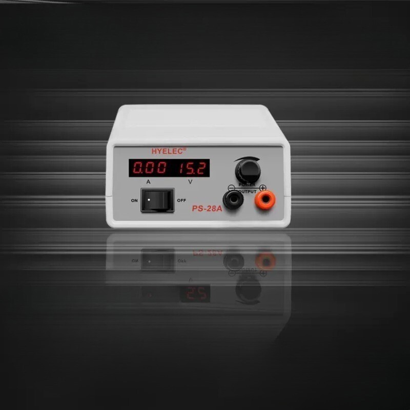 PS-28A Adjustable DC Regulated Power Supply 1.5V-15V 0-2A Variable Bench Source