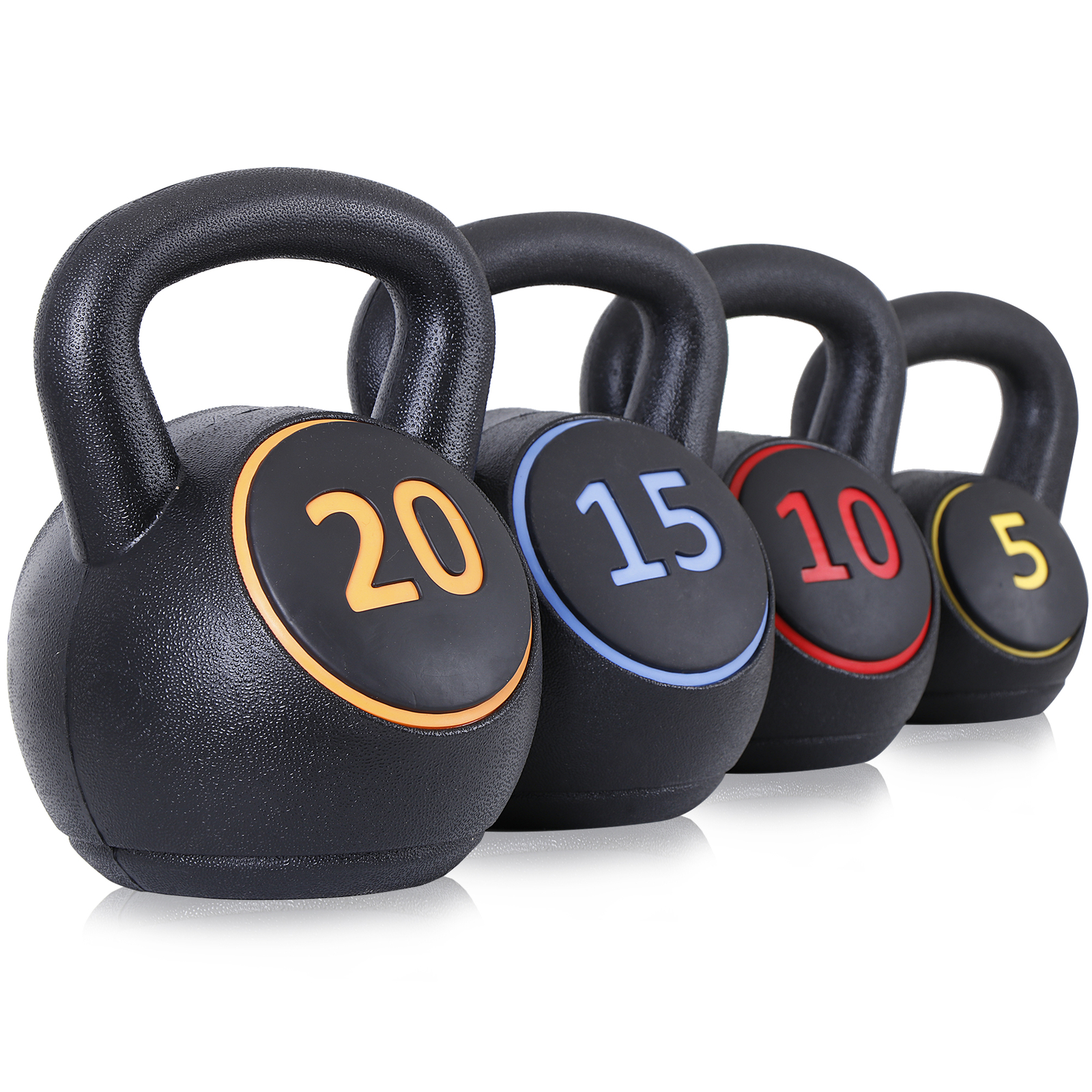 4PCS Kettlebell Weights Set with Tray for Training Home ExerciseFitness Workout