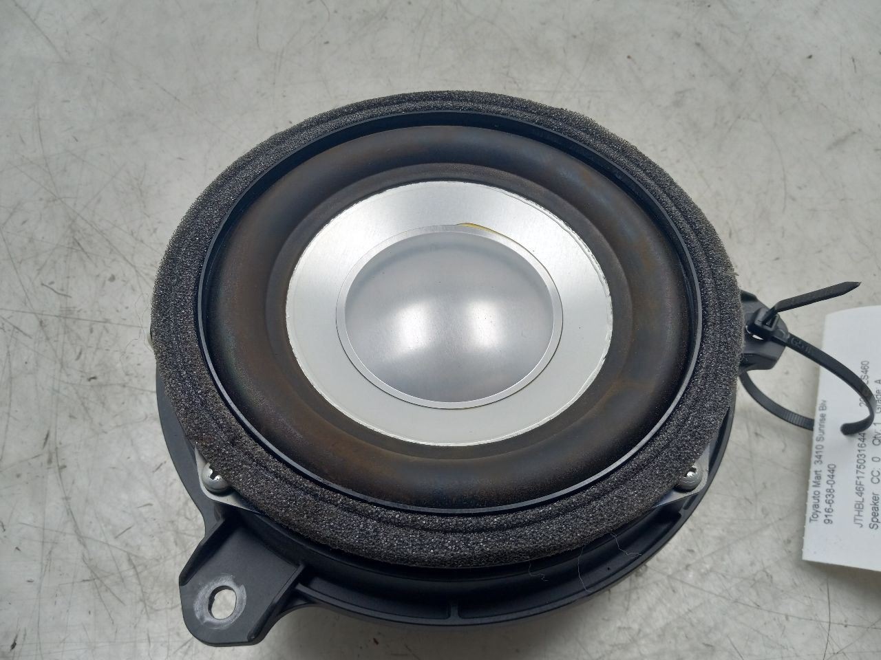 07 LEXUS LS460 REAR DRIVER LEFT DOOR SPEAKER