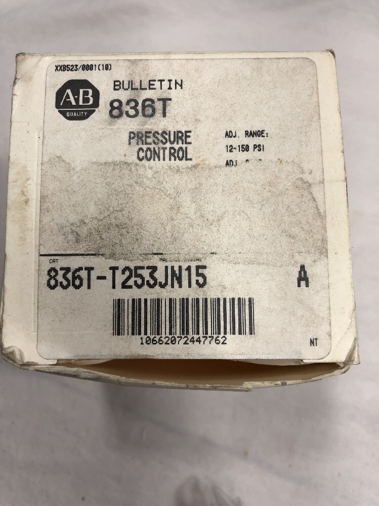 Allen Bradley 836T-T253JN15 Pressure Control