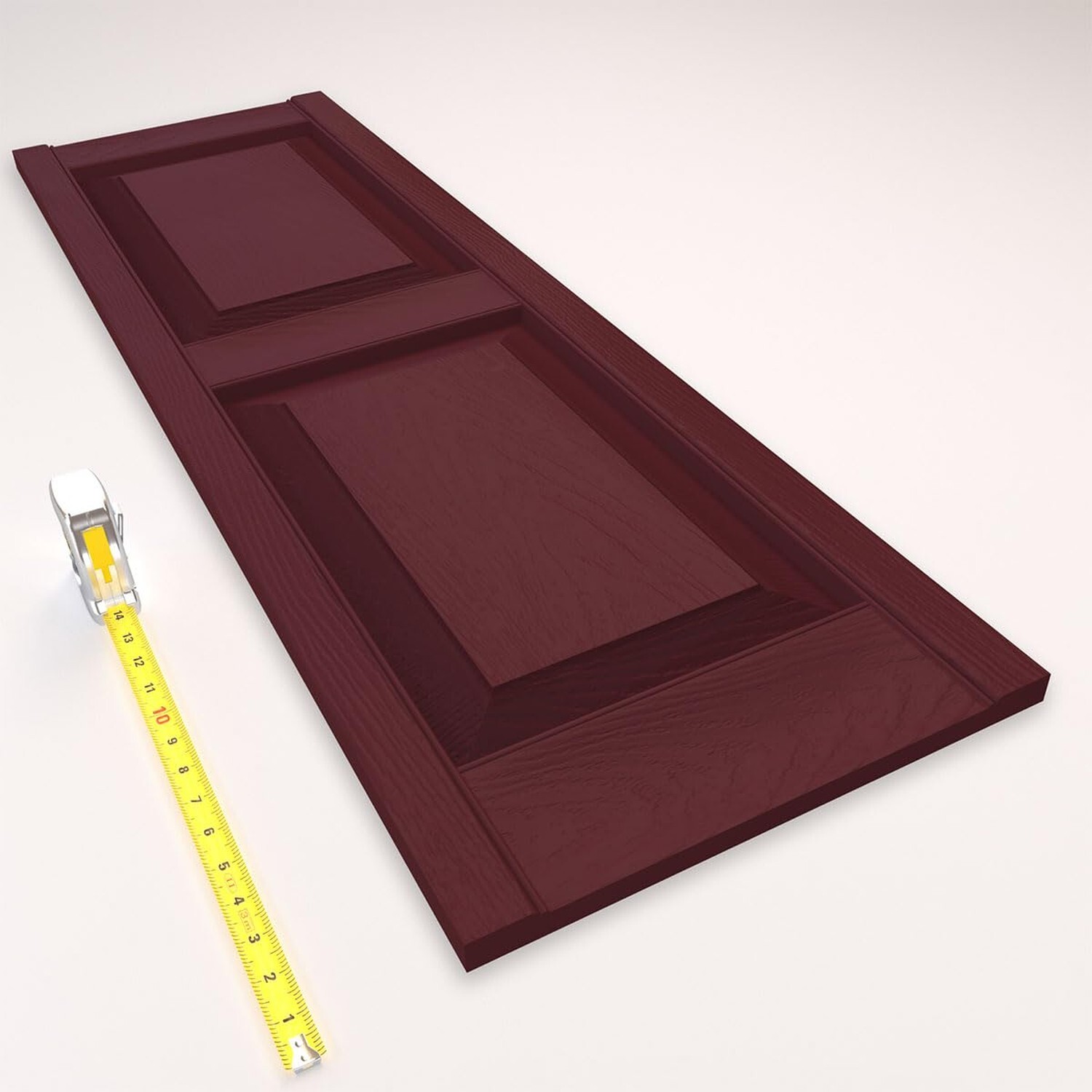 Ekena Millwork Lifetime Vinyl LP2S14X03500WN Standard Two Equal Panel Vinyls,...