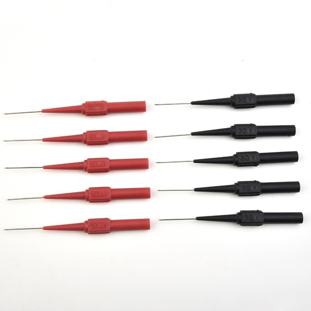 10* Steel Test Probe Measuring Device Clamp Copper Test Test Probes-Plug
