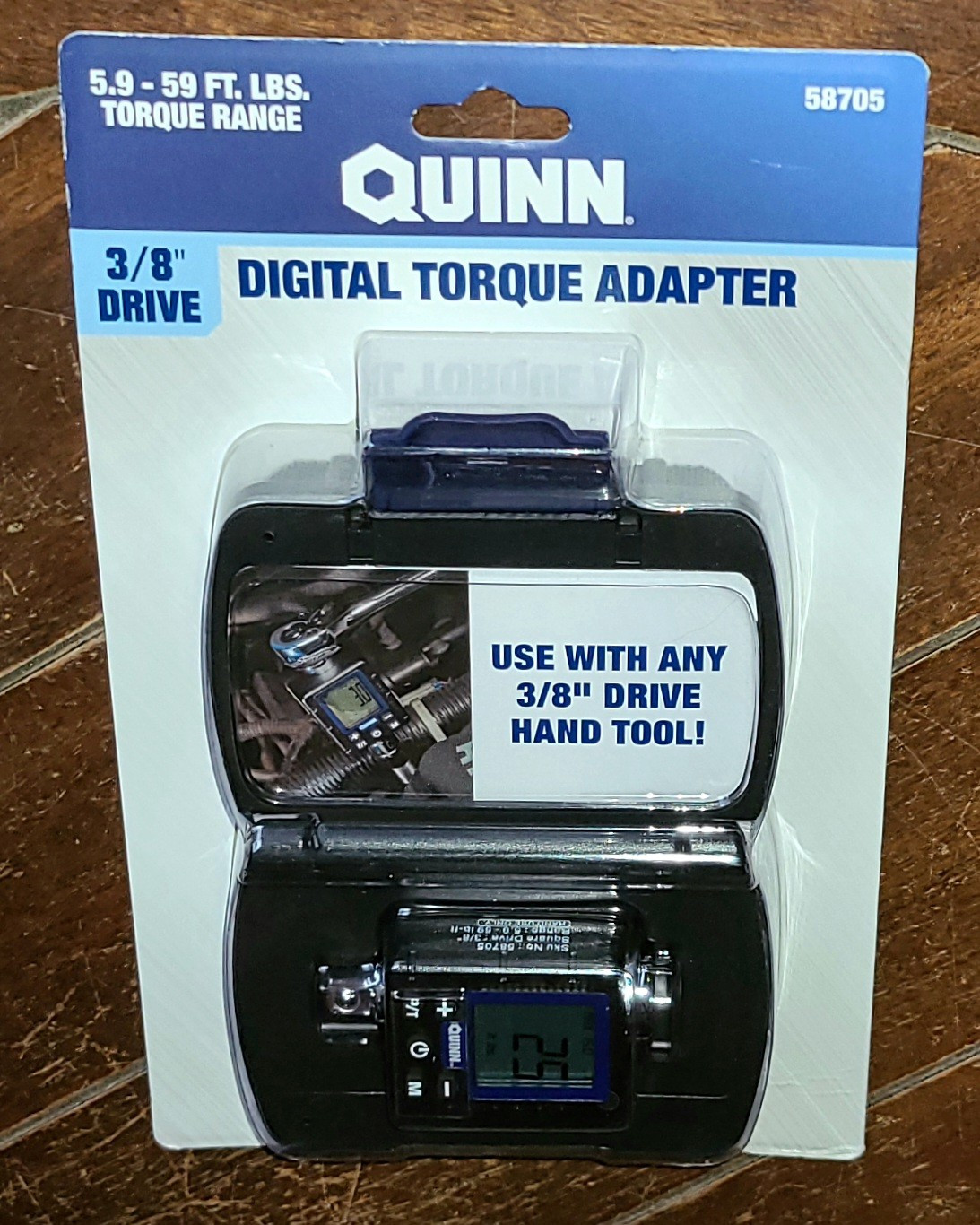 3/8" Drive Digital Torque Adapter -Range From 5.9 to 59 ft lbs- Item #58705