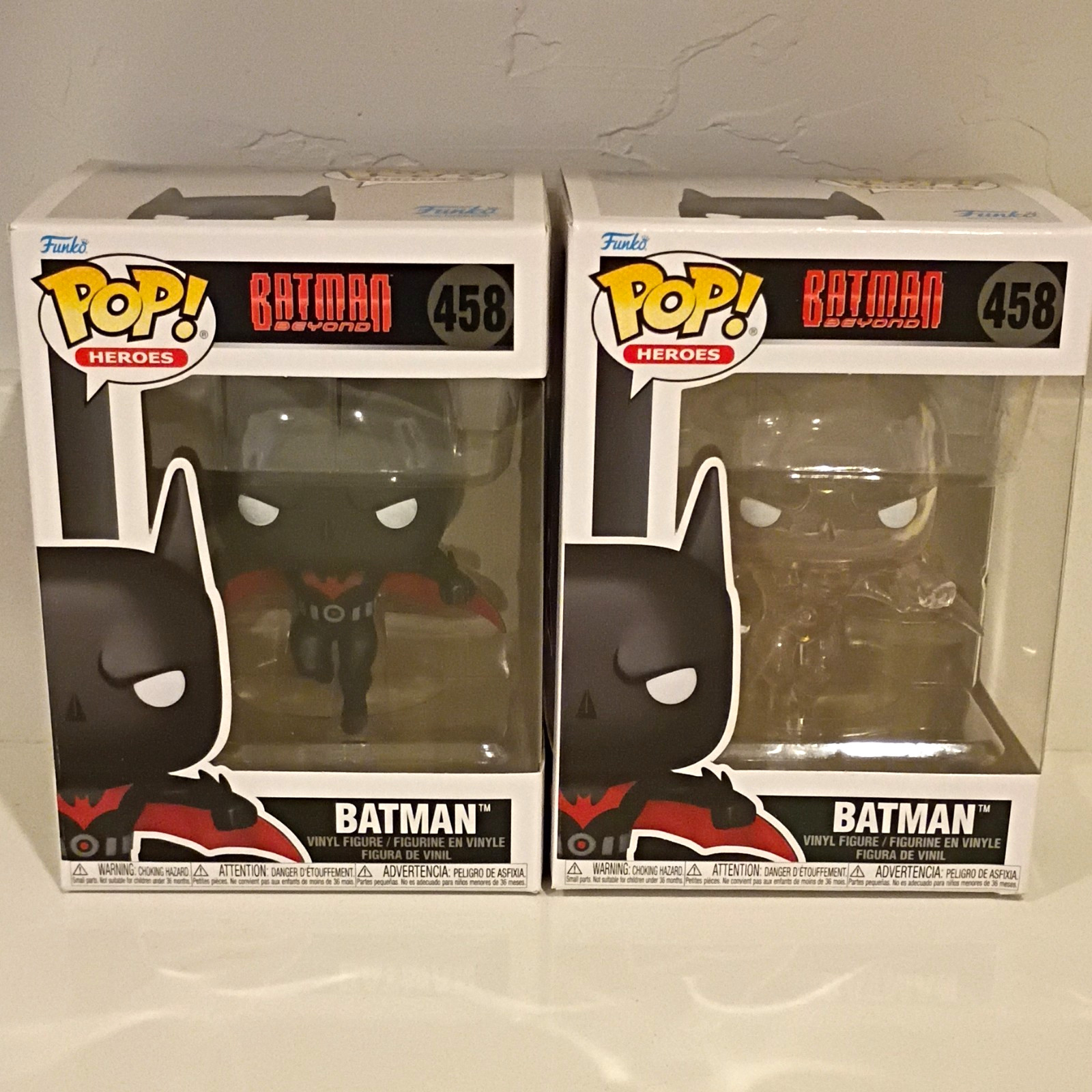 Funko Pop! Heroes Batman Beyond Batman #458 Vinyl Figure Lot of 2 Boxed
