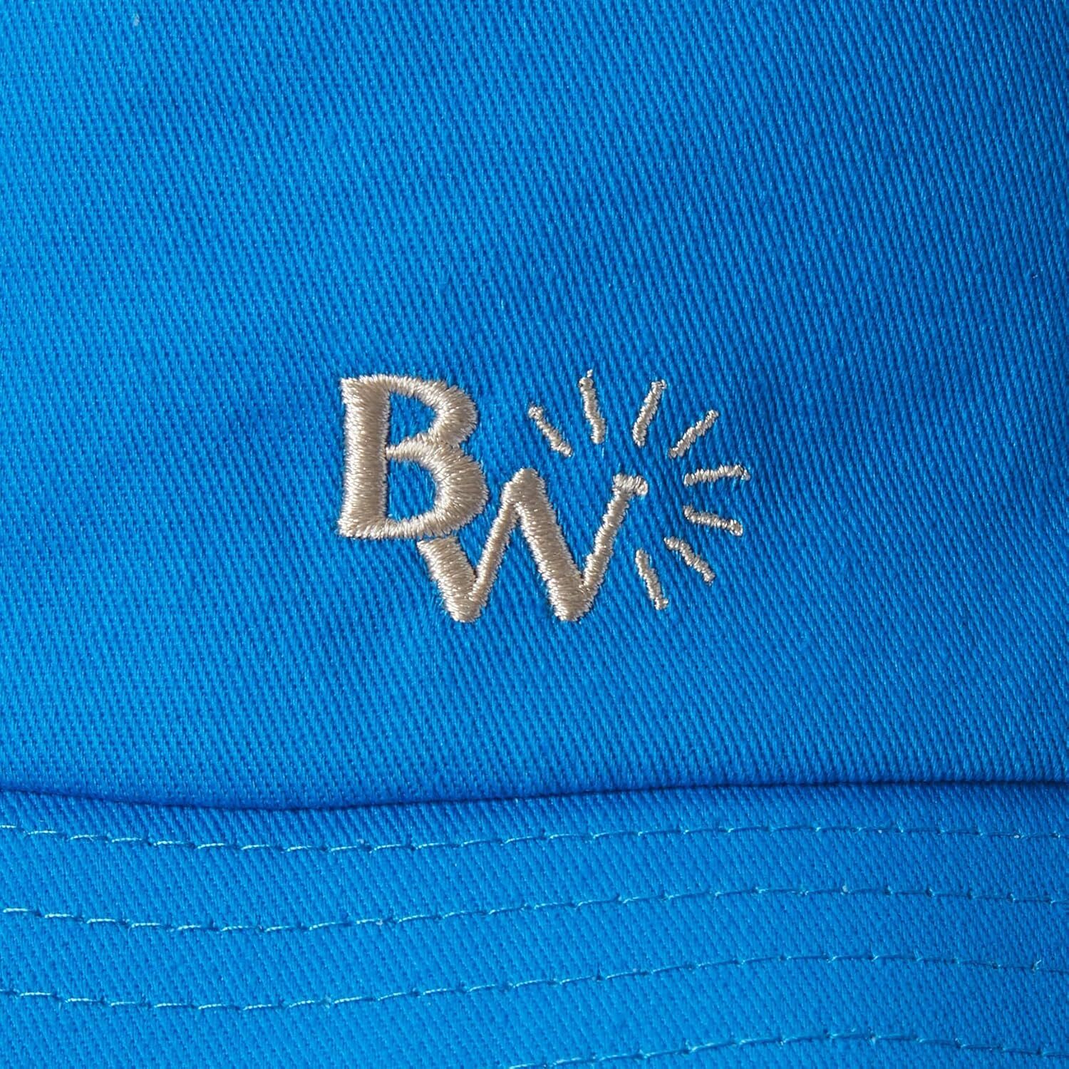 Satin-Lined Cotton Bucket Hat: Stylish Sun Protection Satin Lined Large, Blue