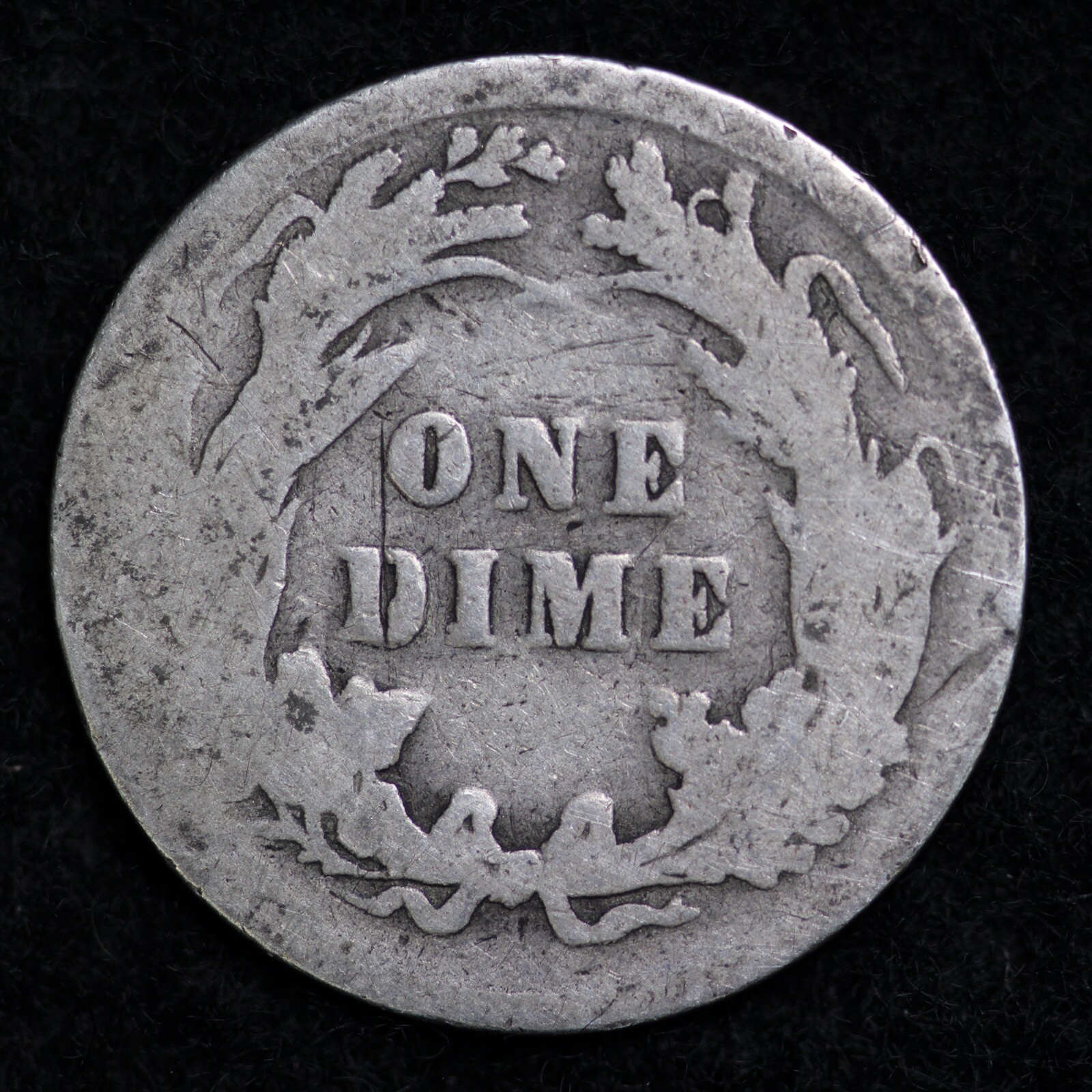 1898 Barber Silver Dime B007