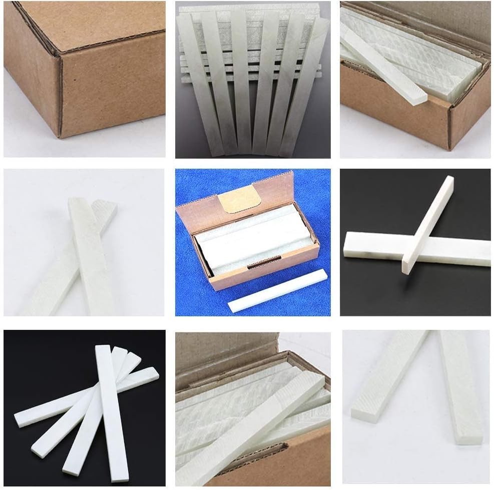 Flat White Soapstone Pencils 27Pack Soapstone Refills Professional Welding Chalk