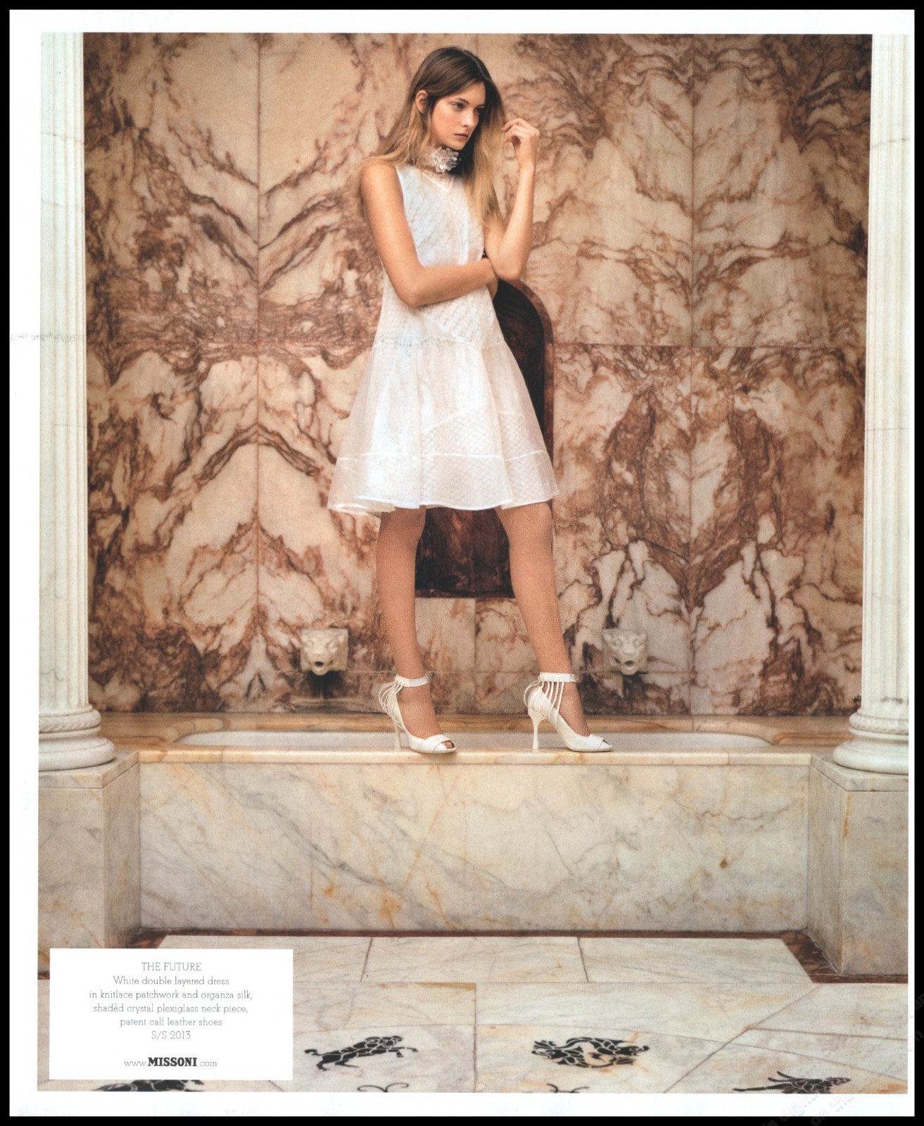 High Heels Missoni Magazine Print Ad Women Fashion Long legs shoes 2012-1pg