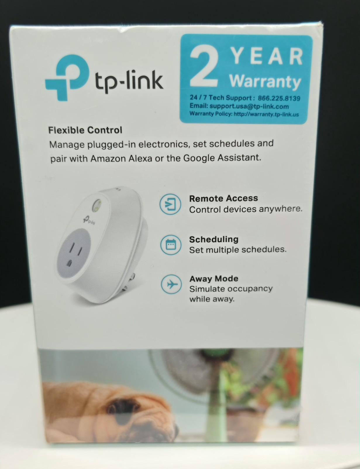 TP-LINK Smart Wi-Fi Plug White HS100 New Sealed