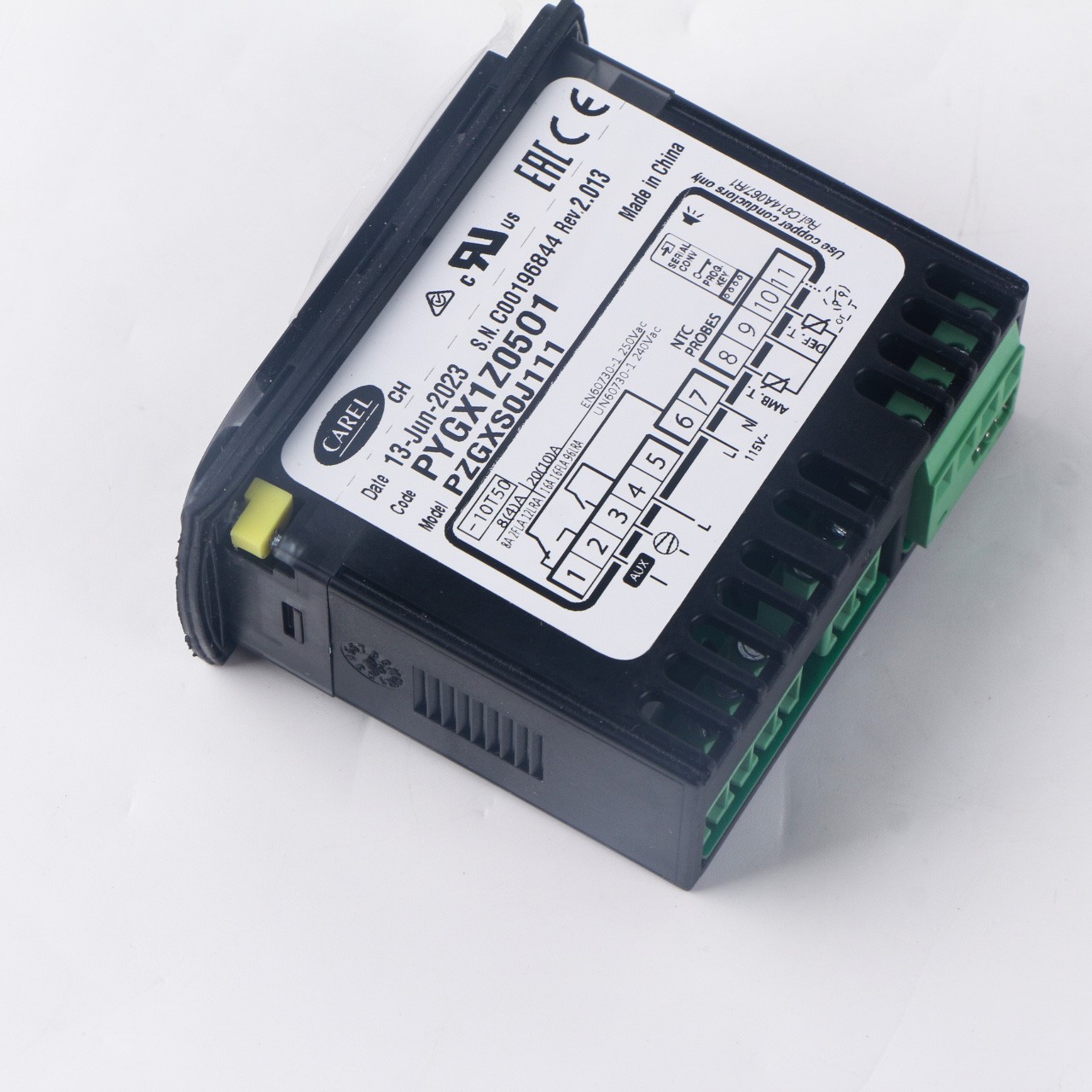 1PCS NEW CAREL PZGXS0J111 with 2 Sensor Probes Temperature Controller