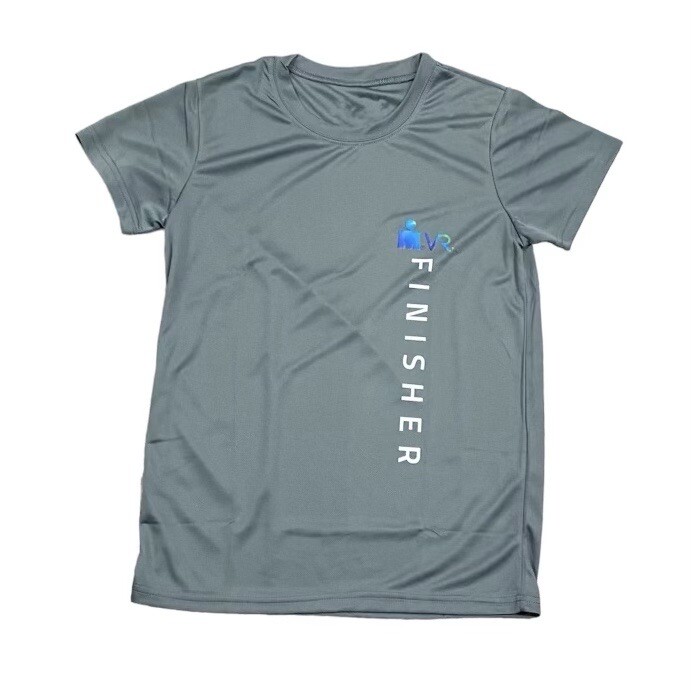 IRONMAN Finisher Shirt Viewsport Triathlon Gray Training Tee Men Small