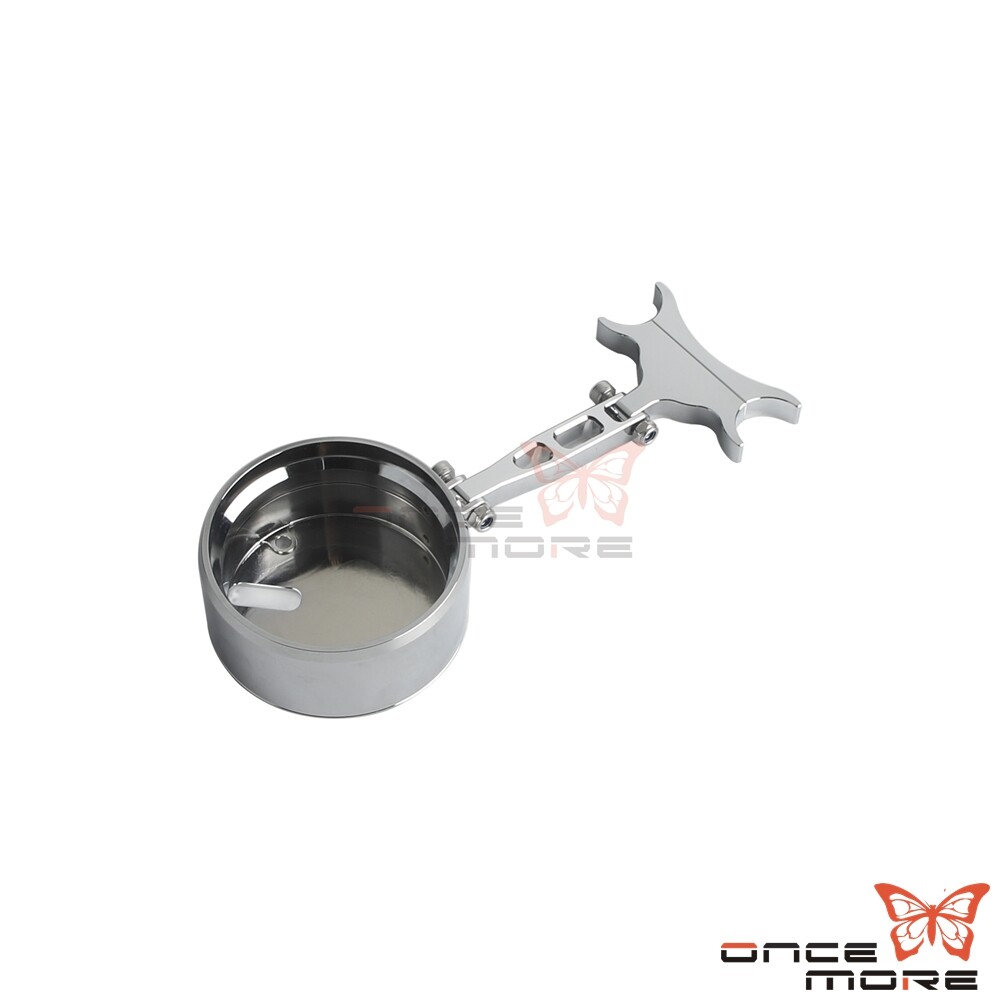 Chrome Digital Gauge Mount Housing Bracket Kit Adjustable For Harley FXFB FXLRS