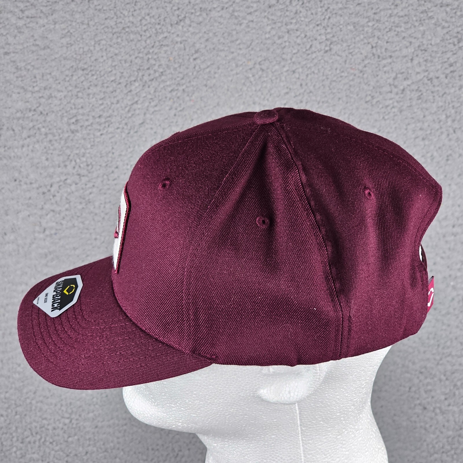 Evoshield Embroidered Cap Hat Maroon FlexFit Snapback OSFA