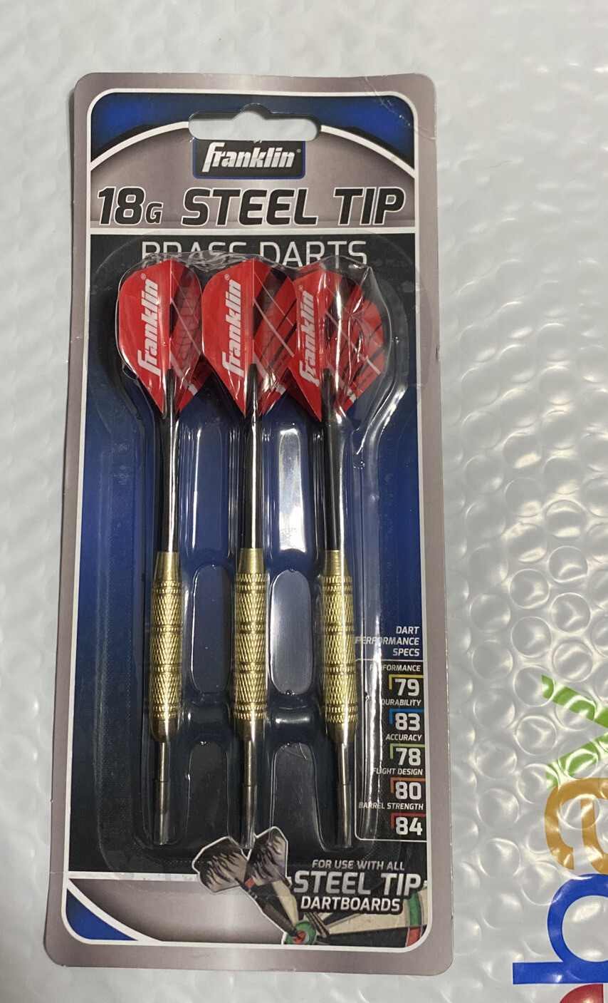 Franklin Sports Soft Tip Darts 3 Pack of 18 Gram Soft Tip Darts - New