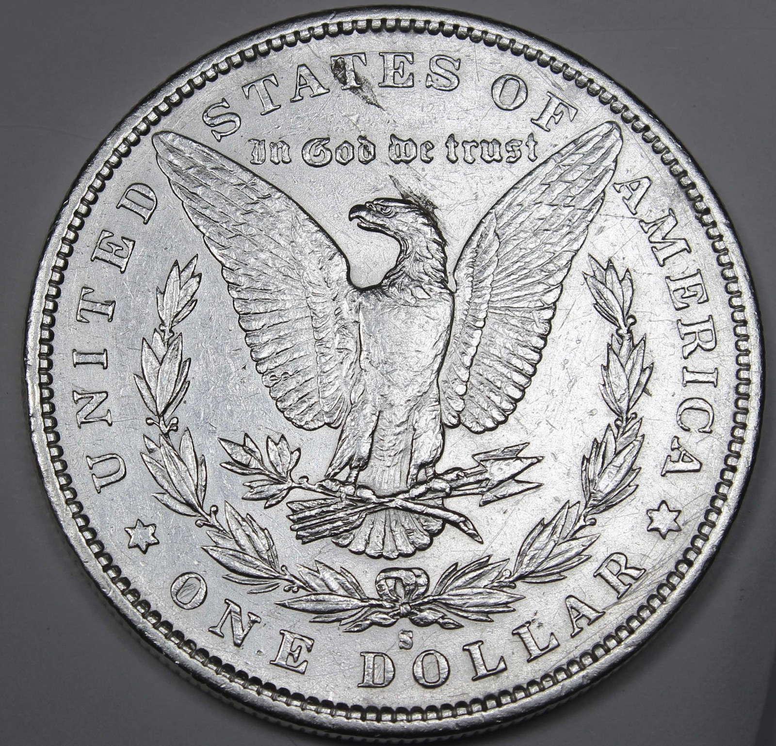 1890-s Morgan Silver Dollar. High Grade (Inventory A)