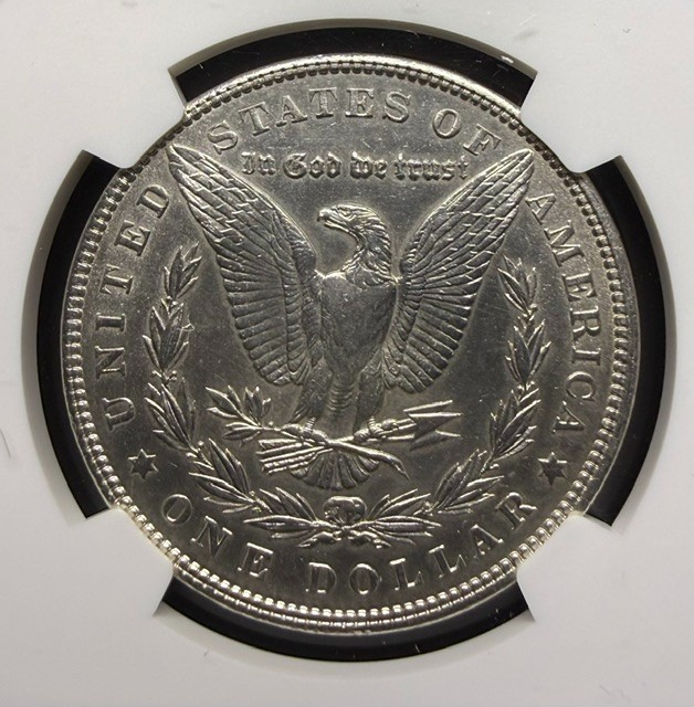 1902 Morgan Silver Dollar NGC UNC Details