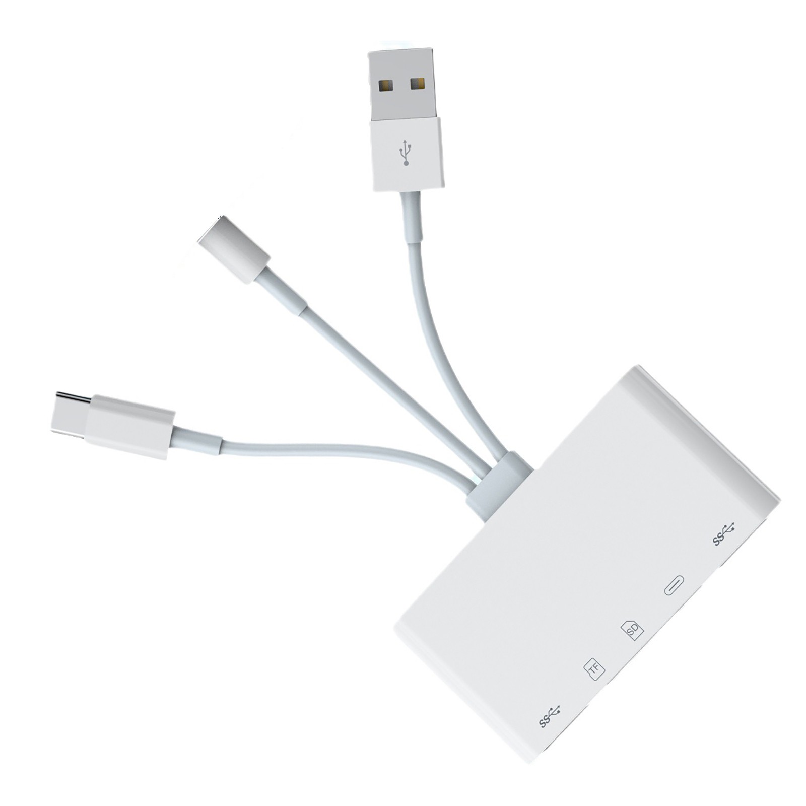 5 in 1 Memory Card Reader SD Card Reader USB OTG Adapter for iPhone/iPad