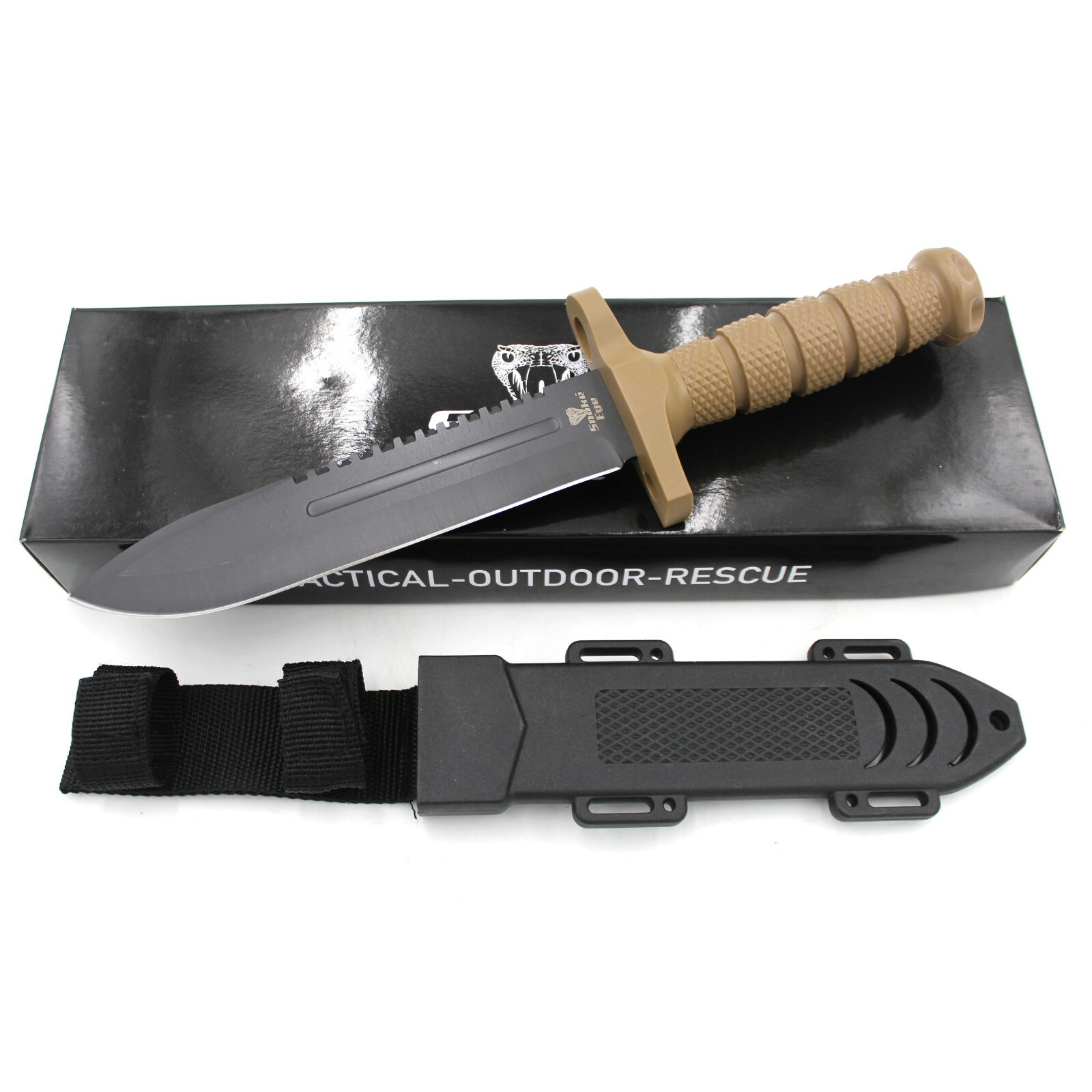 Snake Eye Tactical 12.5" Heavy Duty Full Tang Military-Army-Marine Hunting Knife