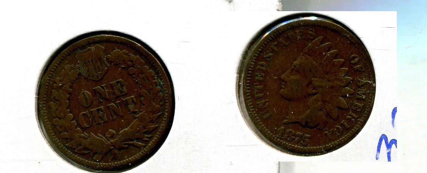 1875 INDIAN HEAD PENNY VG 3324S