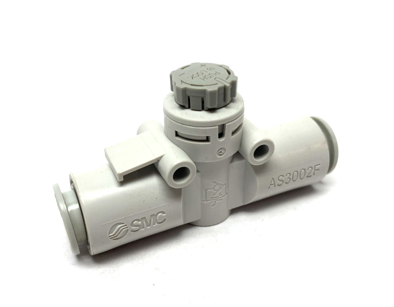 SMC AS3002F-12A Inline Flow Control Fitting 12mm Tube