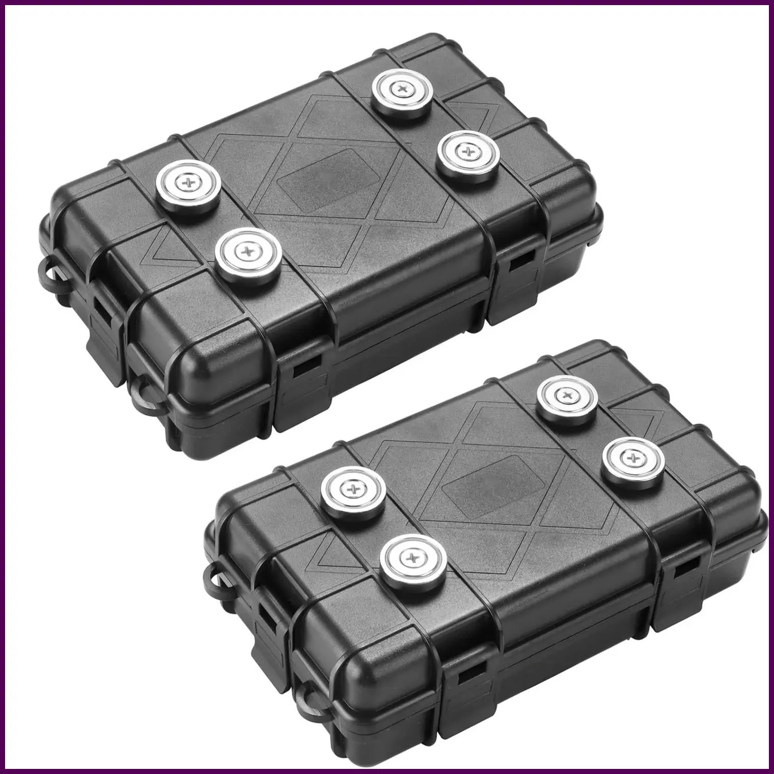 Upgraded Magnetic Key Holder Under Car Waterproof Magnetic Key Holder Under