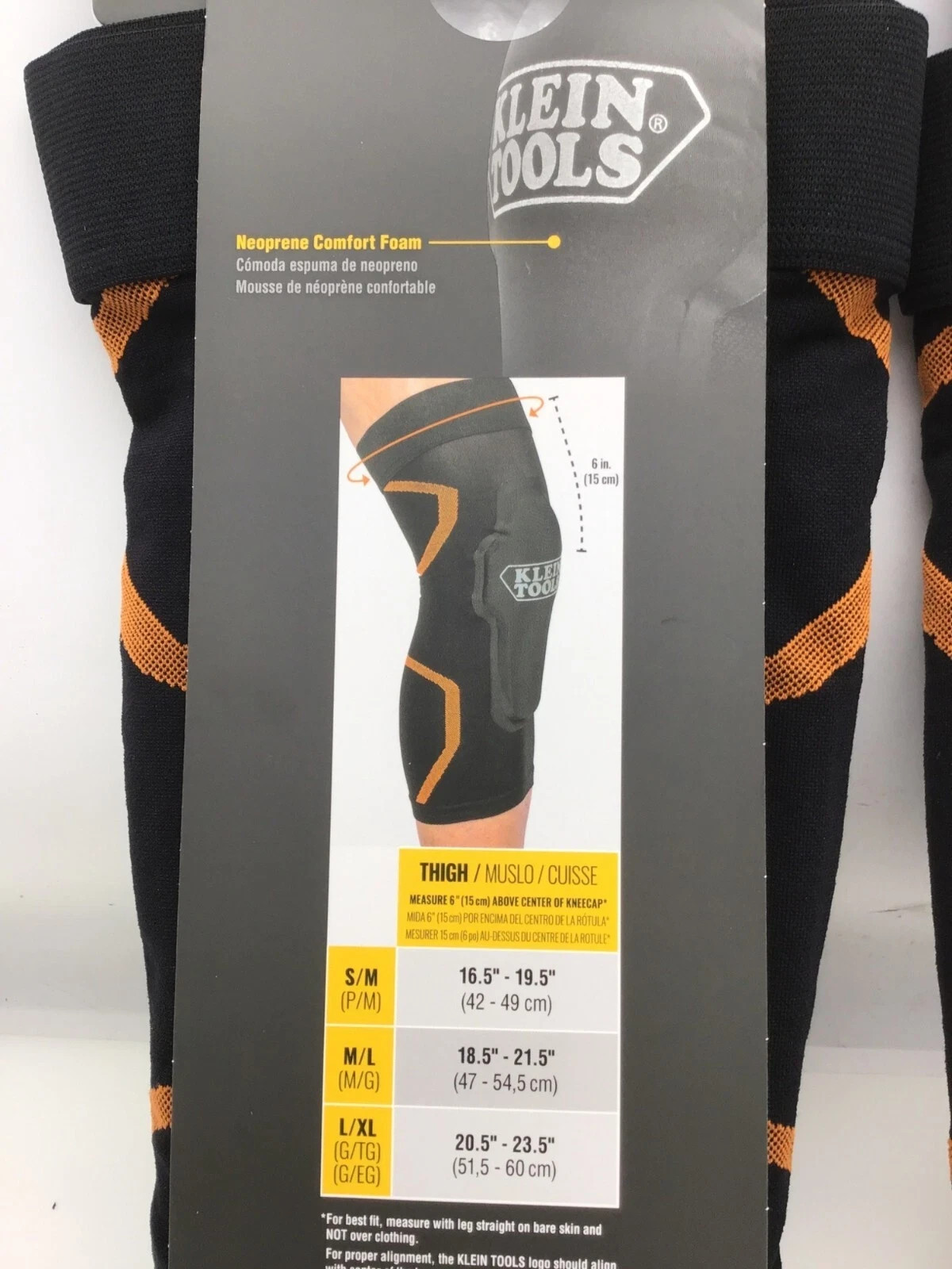 Klein Tools 60624 Knee Pad Compression Sleeve, Size L/XL