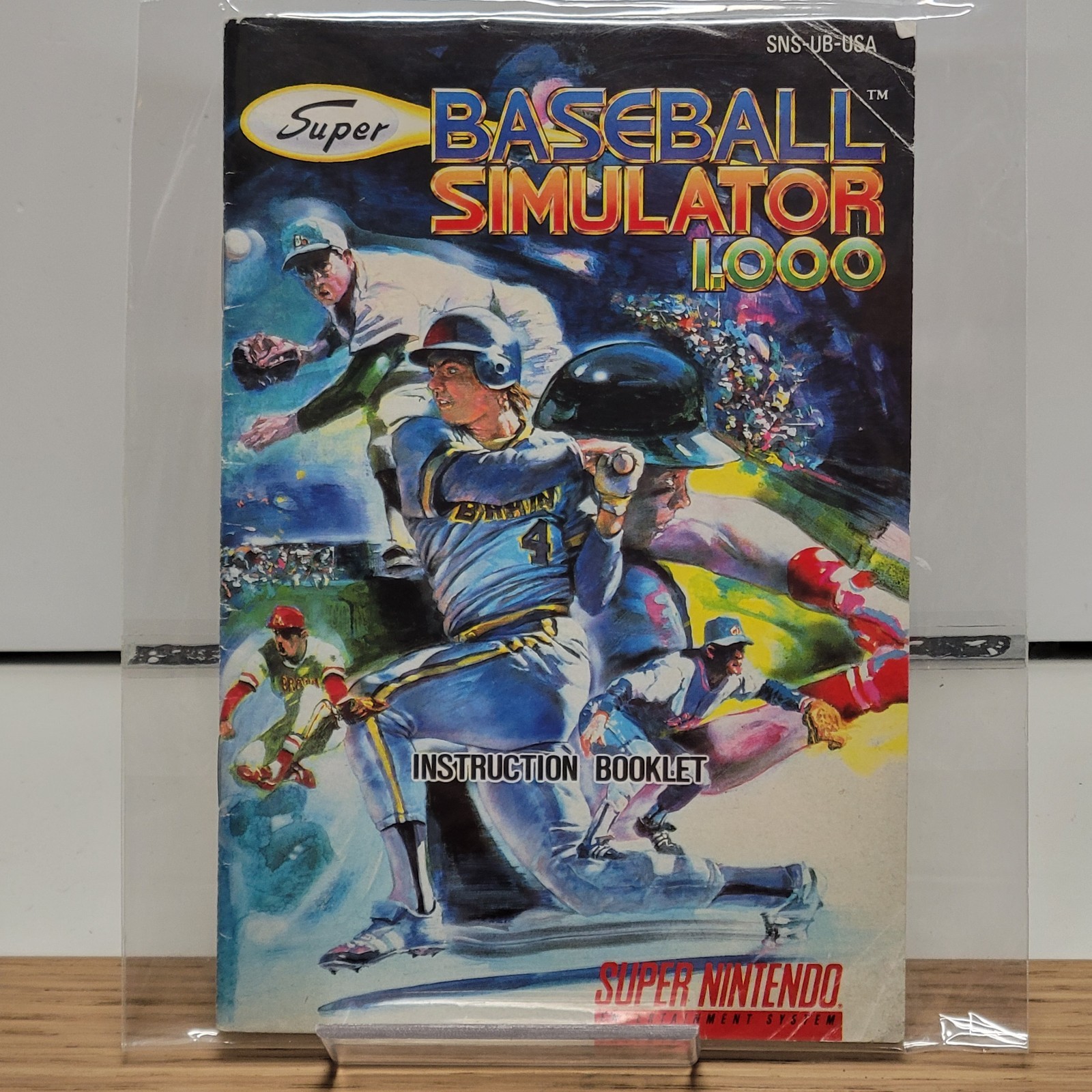 Culture Brain Super Baseball Simulator 1.000 Instruction Booklet SNES