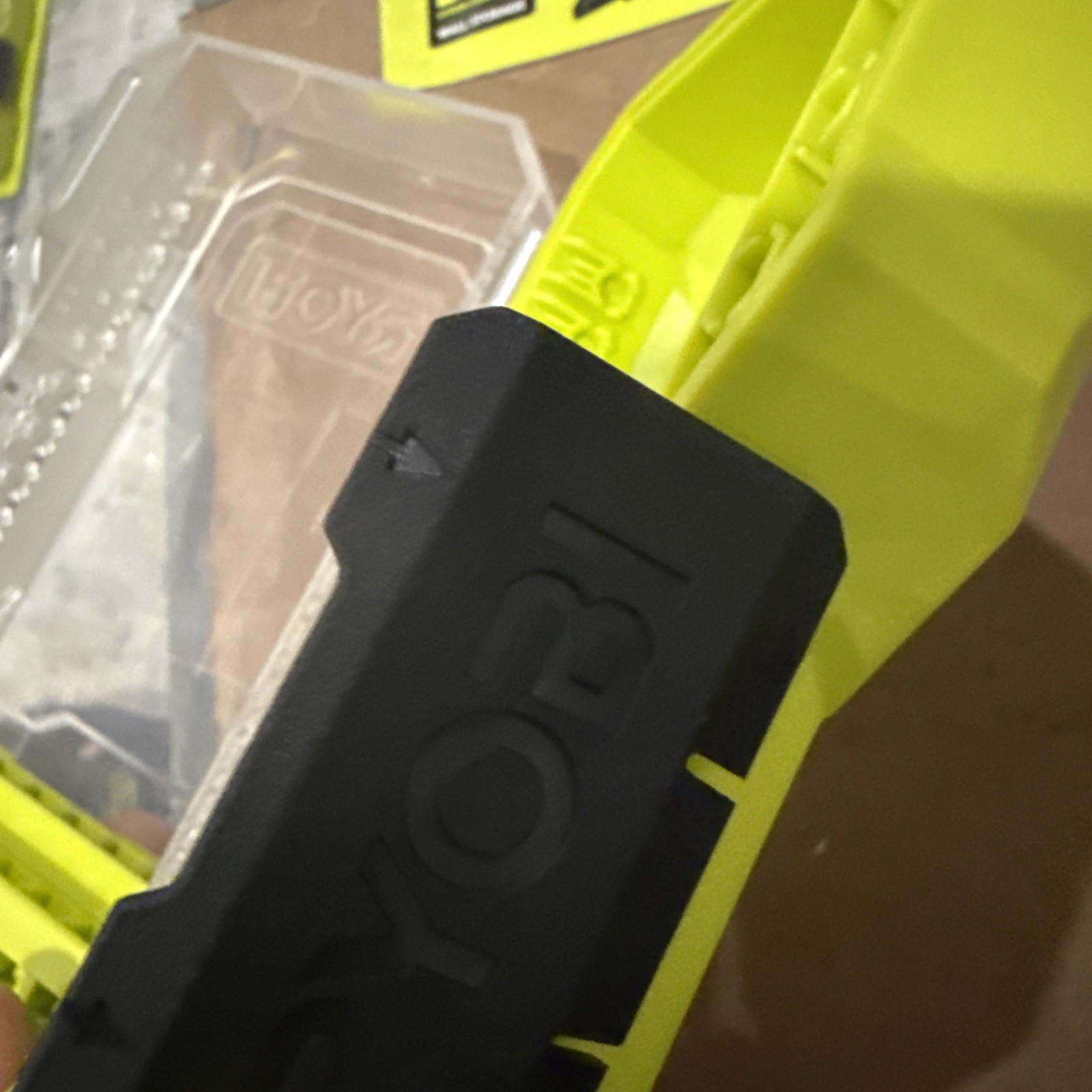 New Empty Ryobi Hard Box Storage Drill Bits Organizer link Wall Sys Compatible