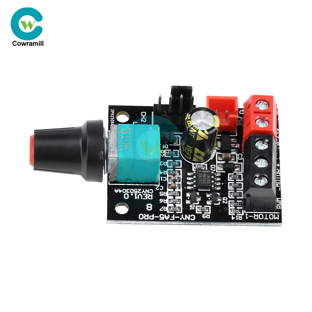 DC 8V-24V 5A 4-Wire Violent Fan Speed Controller Brushless DC Motor PWM Governor