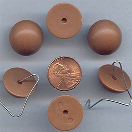 144pcs VINTAGE JAPANESE CAMEL 20mm DOME CABOCHONS g84