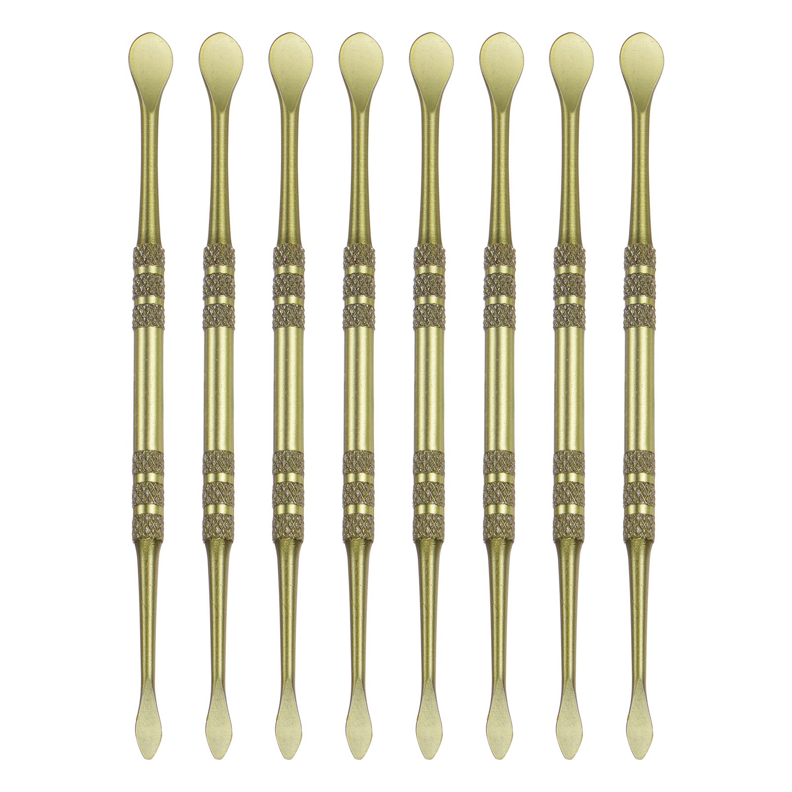 8 Pcs Wax Carving Tools 4.8" Double-Ended for Handmade Art Works, Blue Golden