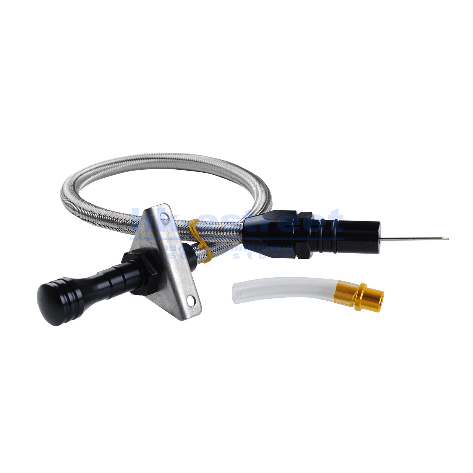 For Ford AOD Flexible Chrome Stainless Steel Transmission Dipstick AODE 4R70W US
