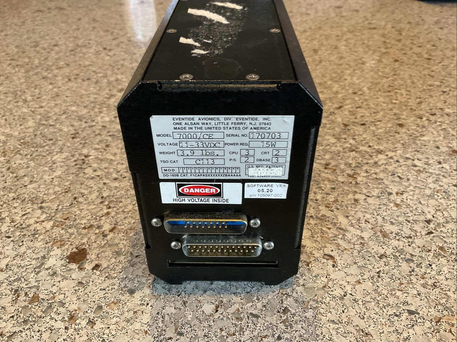 Eventide Argus 7000/CE Removed Working
