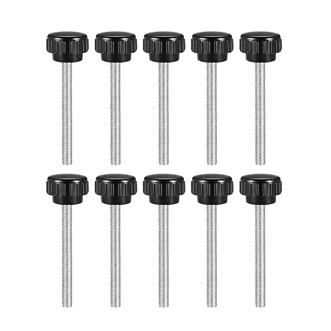 M5 x 50mm male thread knurled locking knobs 10 pcs